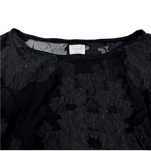 WILFRED Embroidered Blayze Short Sleeve Blouse (Medium) - Picture 5 of 8